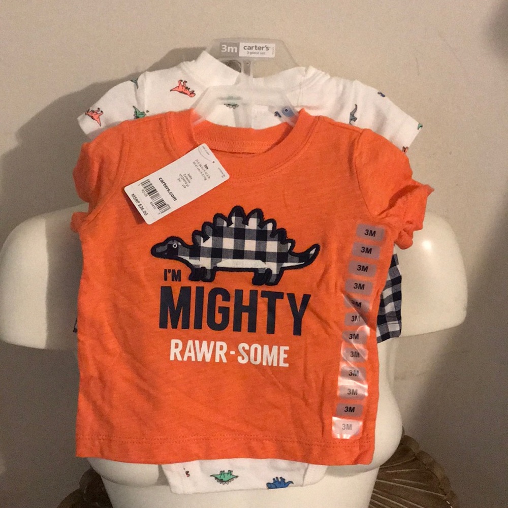 Caters 3-pieces set I’m Mighty Raw-Some boys 3m.